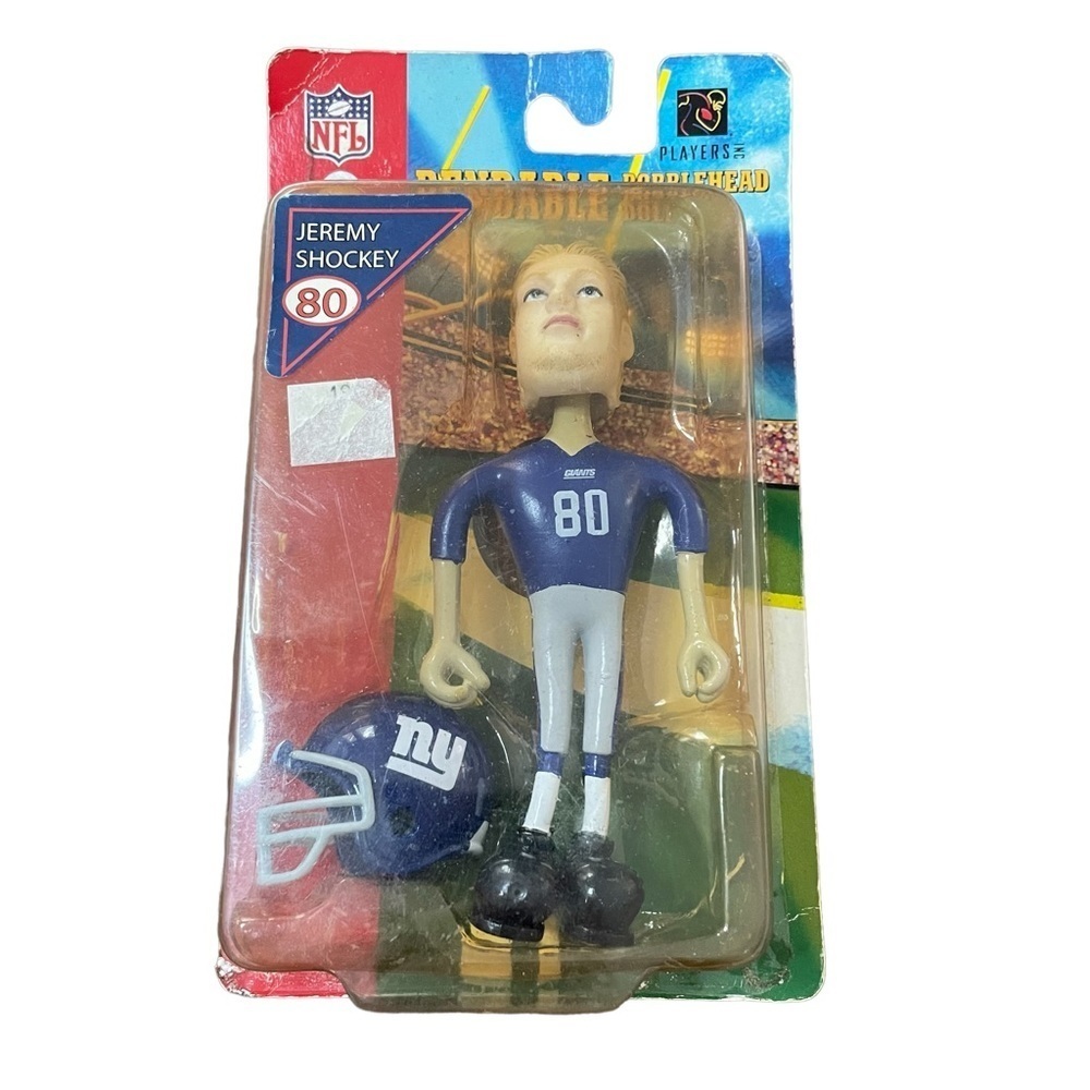 JEREMY Shockey New York Giants Bendable Bobblehead Doll 2004 NFL Players Inc
